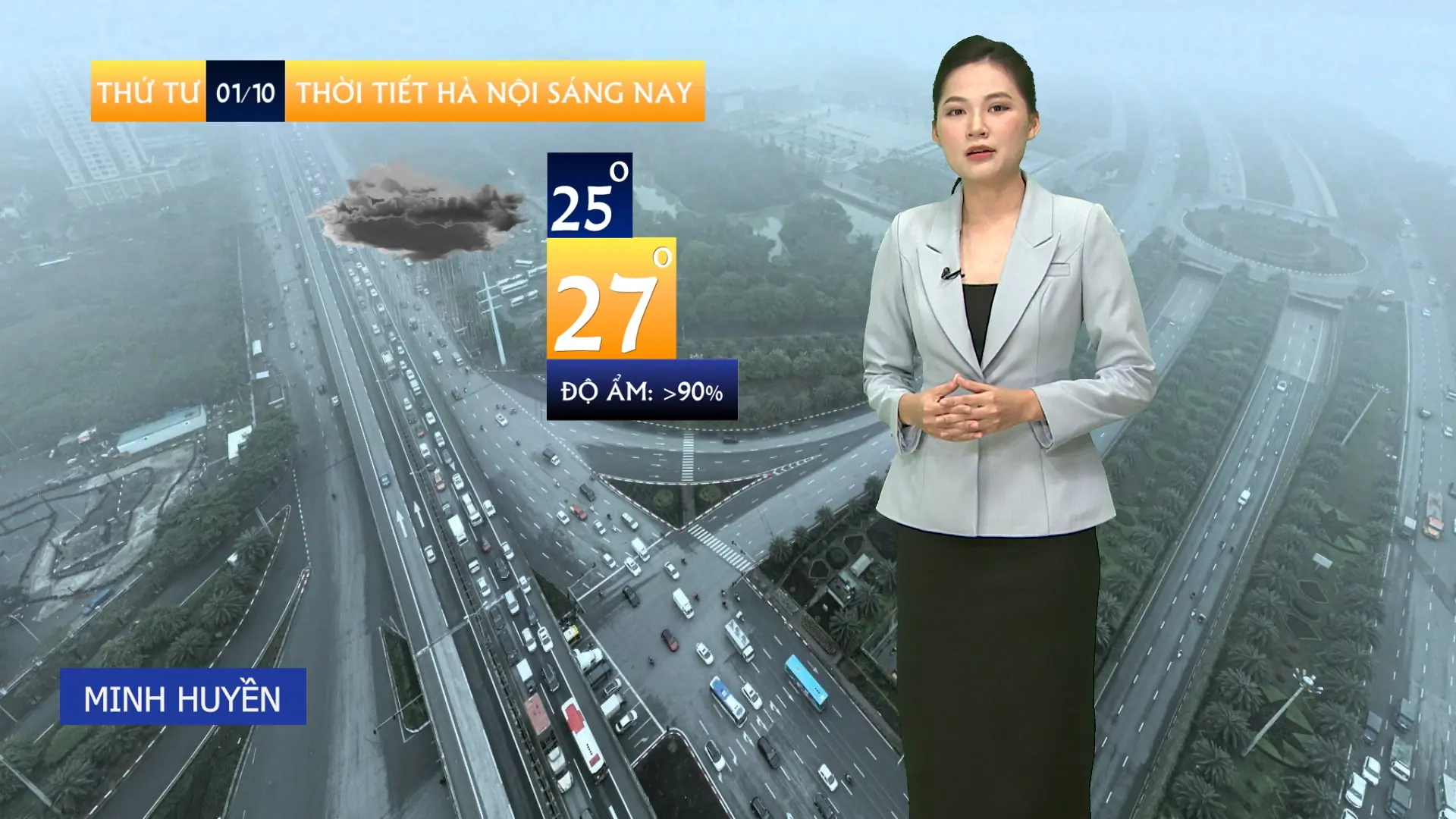 Dự báo thời tiết sáng | 01/10/2025